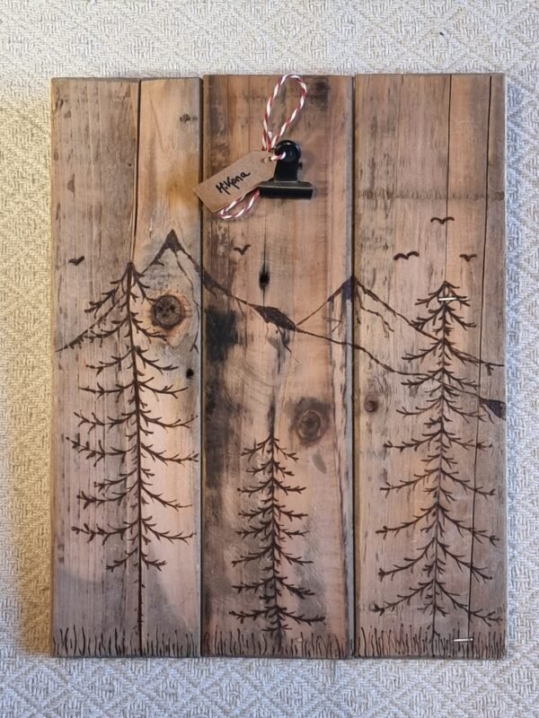 panneau-décor-sapins-et-montagnes