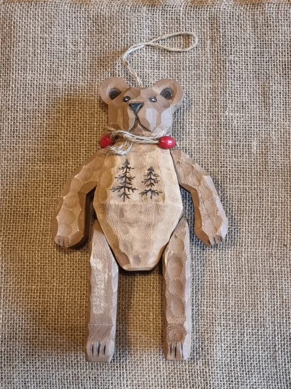 Ours articulé brut face