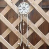 ar cerclage metallique dore 3 Suspente centrale ornée de perles en bois céramique plumes et rubans assortis