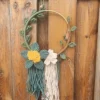 Suspension fleur petale vert et blanche 2 Suspension-fleur-petale-vert-et-blanche-2
