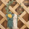 Suspension fleur petale vert et blanche 3 Suspension-fleur-petale-vert-et-blanche-3